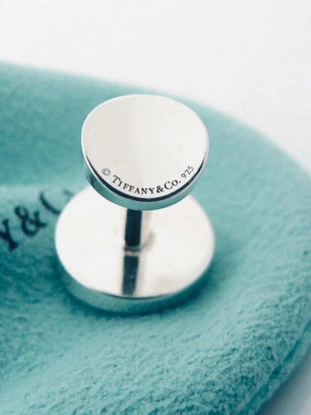 Vintage Tiffany & Co Sterling Silver T&Co 1837 Cufflinks Rare Retired